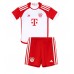 Bayern Munich Alphonso Davies #19 Replik Heimtrikot Kinder 2023-24 Kurzarm (+ Kurze Hosen)